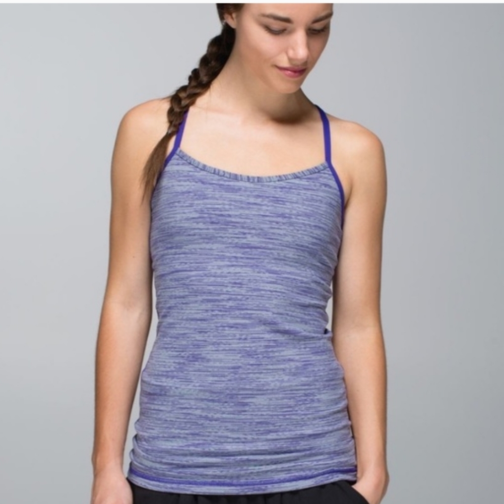 Lululemon Power Y Tank - Wee Are From Space Brusied Berry 8
